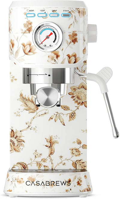 Máquina Espresso 20 Bar Acero Inox 34oz Blooming Ivory