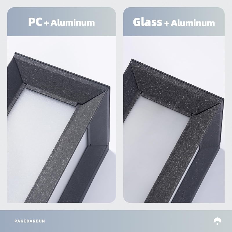 Luces pared exterior 26" impermeable moderna porche