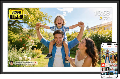 Marco fotos digital 15.6pulg 32GB WiFi pantalla IPS HD