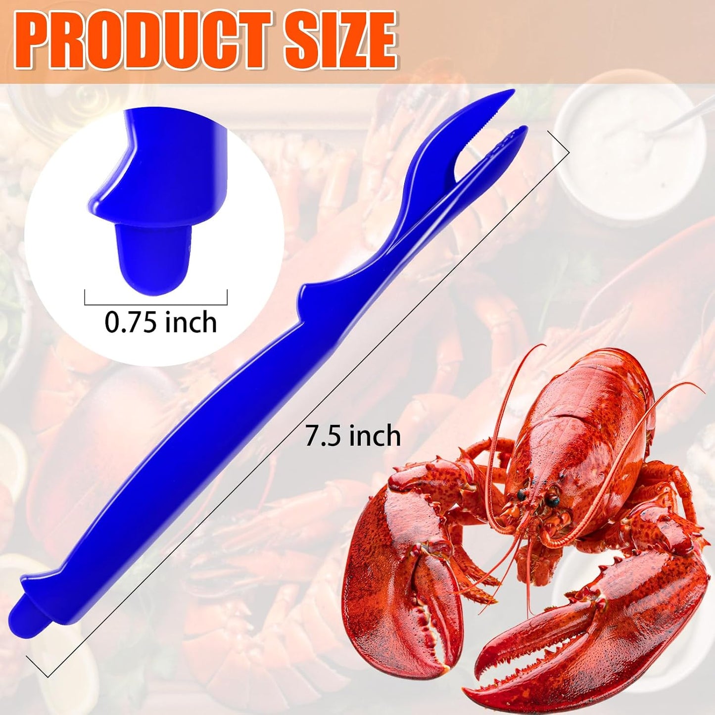 12 Pzas herramientas para abrir mariscos y langosta