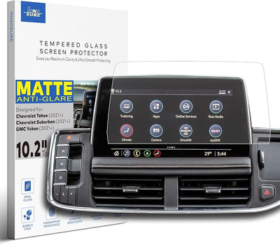 Protector pantalla vidrio Chevy Tahoe 10.2" antirreflejos