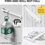 2 Soportes Perchas Pared Almacenamiento Ropa 15pulg Blanco