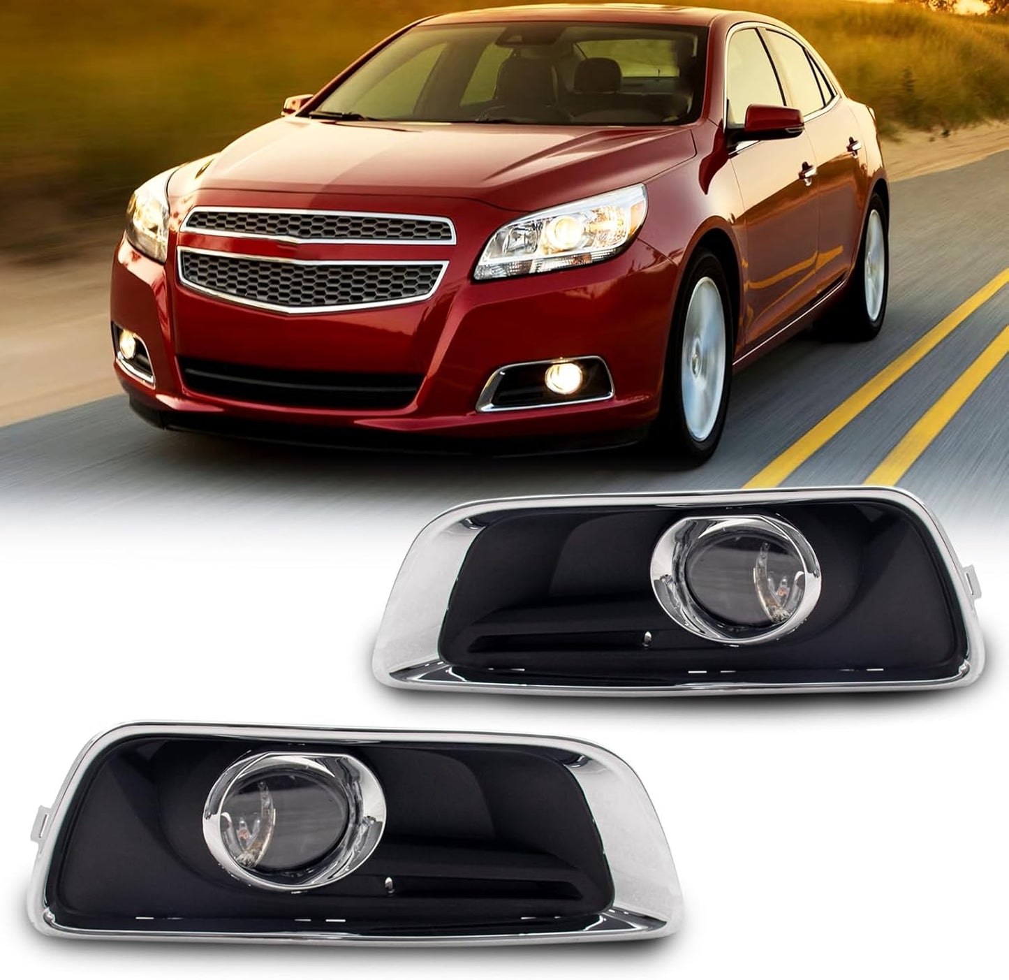 Luces antiniebla Chevy Malibu 13-15 con kit interruptor