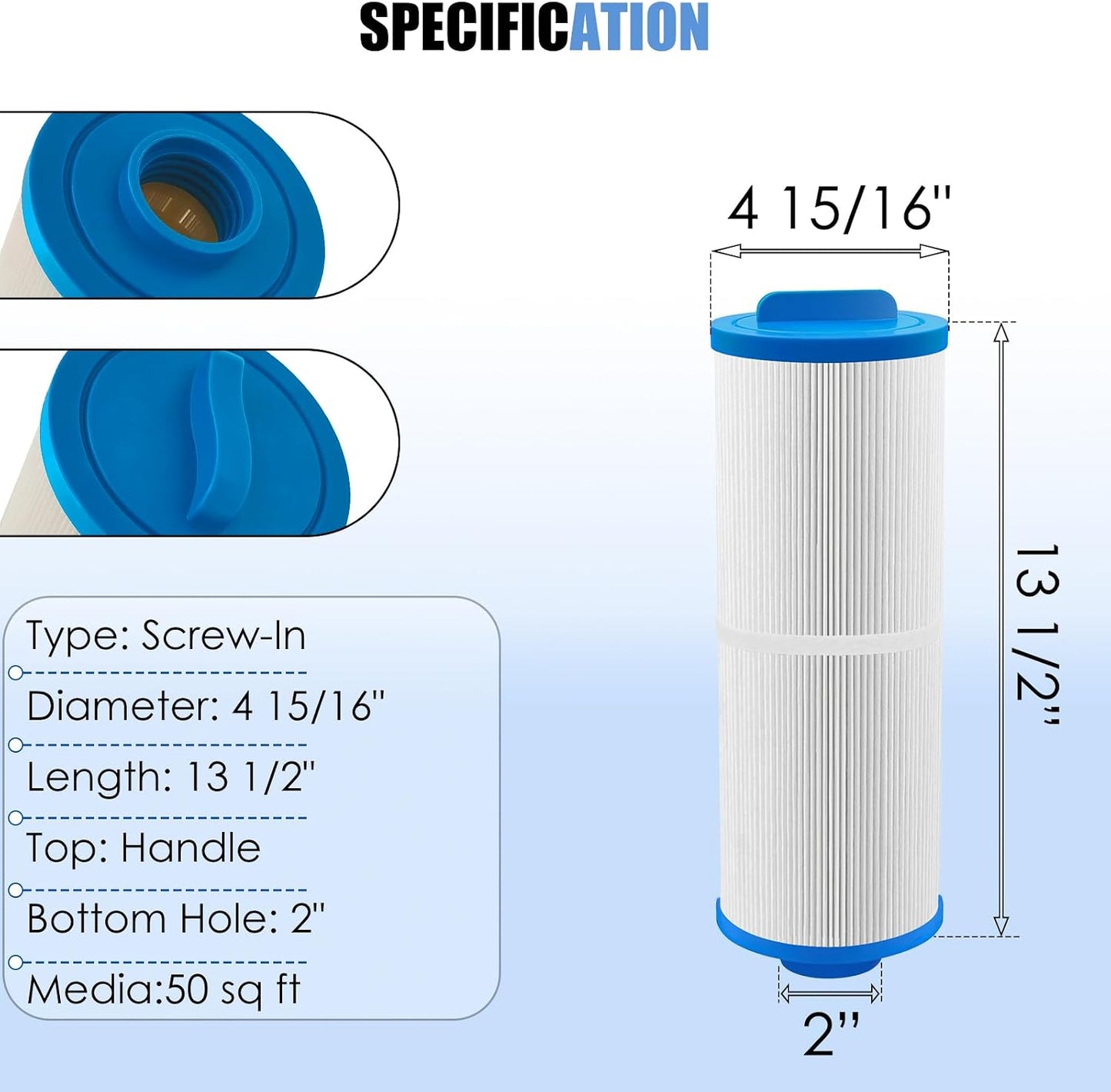Filtro spa reemplazo Pleatco PWW50L