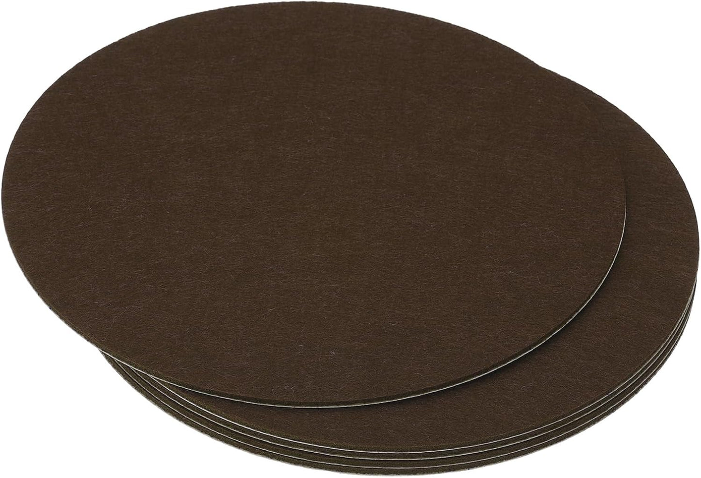 Fieltro base lámpara 12pulg 5uds redondo antiderrap