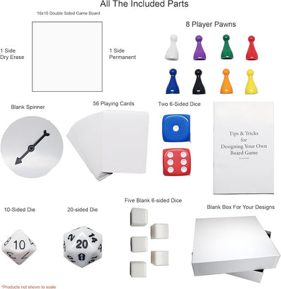 Kit mesa bricolaje tablero blanco doble cara