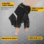 Guantes trabajo sin dedos para hombre y mujer