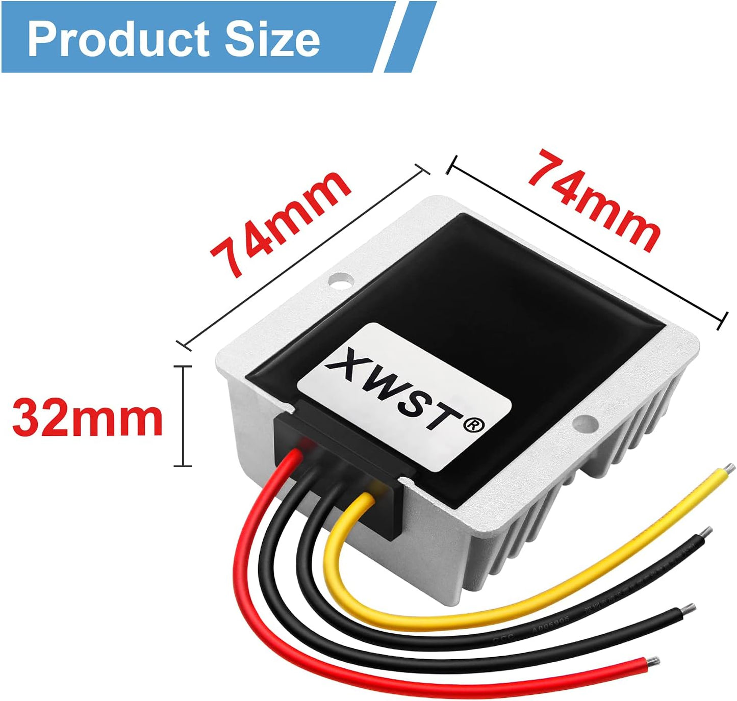 Módulo elevador 12v a 15v 5a 75w impermeable