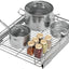 Organiz. cocina deslizante cesta cajones 17.8"