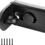 Cerradura puerta corredera acero inox 90 grados negro
