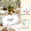 25 Tarjetas Lugar Florales para Mesa Boda Fiesta