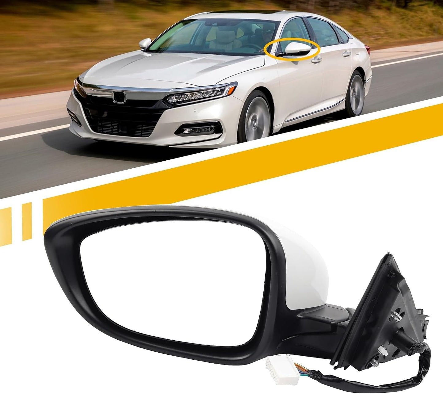 Espejo puerta conductor Honda Accord 1.5T 18-22