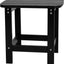Mesa auxiliar Adirondack poliresina negro