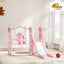 Set tobogán y columpio 4en1 para niños 1.5-4 años color rosa