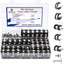 Set 134 abrazaderas acero inox 304 goma 1/4 a 3/4 pulg