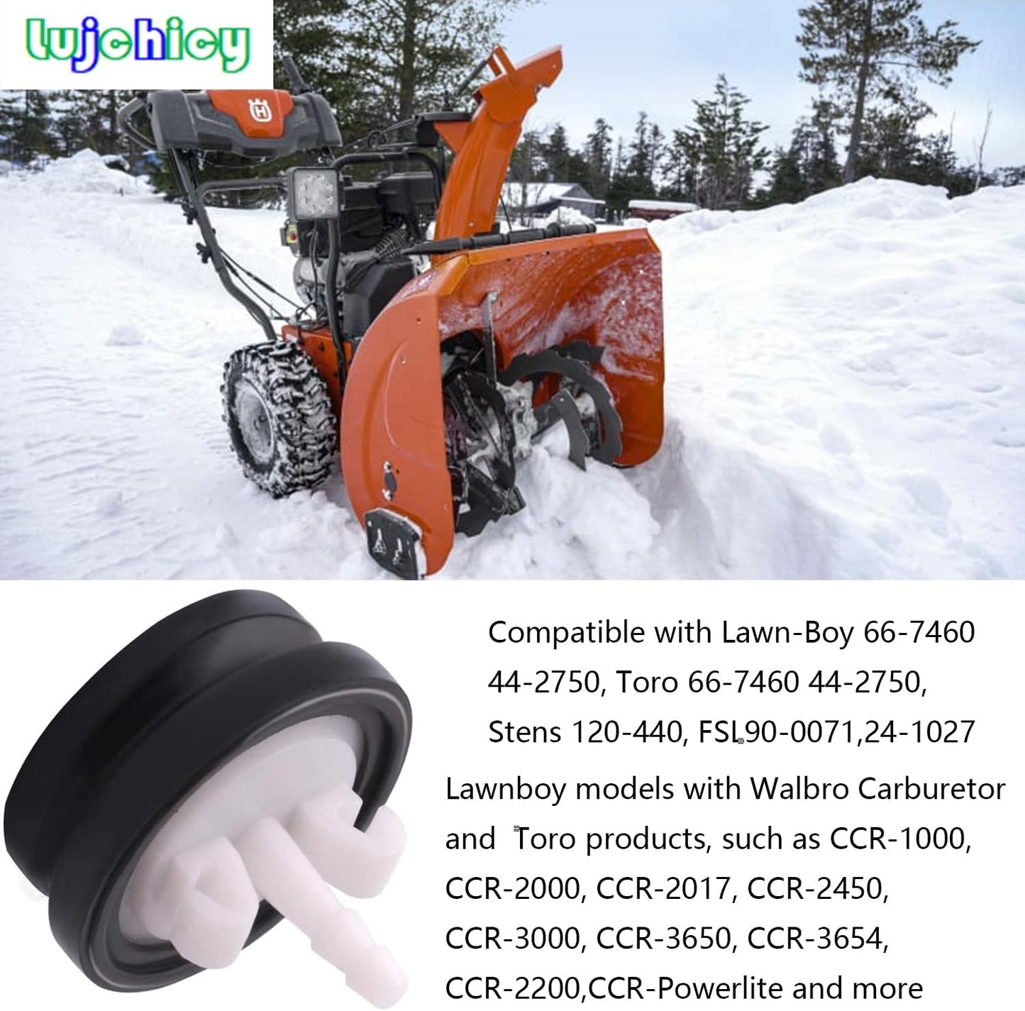 Repuesto quitanieves para modelos Toro CCR-1000 CCR-2000