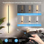 2 Apliques Pared Recargables USB 31" Regulable 3 Colores