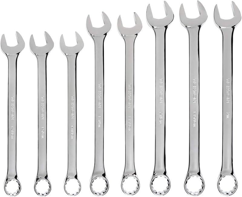 Set llaves combinadas 8 pzas 1-9/16-2pulg