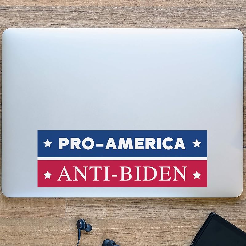 Adhesivo parachoques político anti Biden Trump 2024