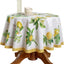 Mantel redondo algodón 63pulg estilo limoncello para fiestas