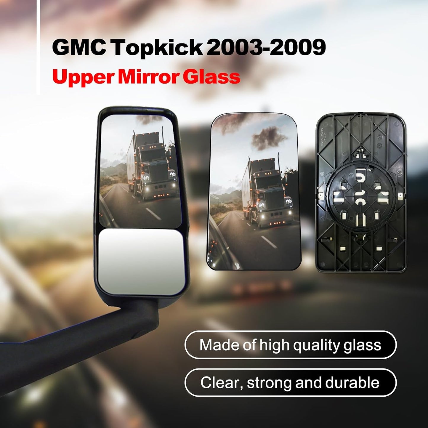 Reemplazo vidrio espejo Chevy Kodiak 03-09 GMC Topkick