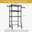 Organiz. lavandería 29.5x17.3" estante