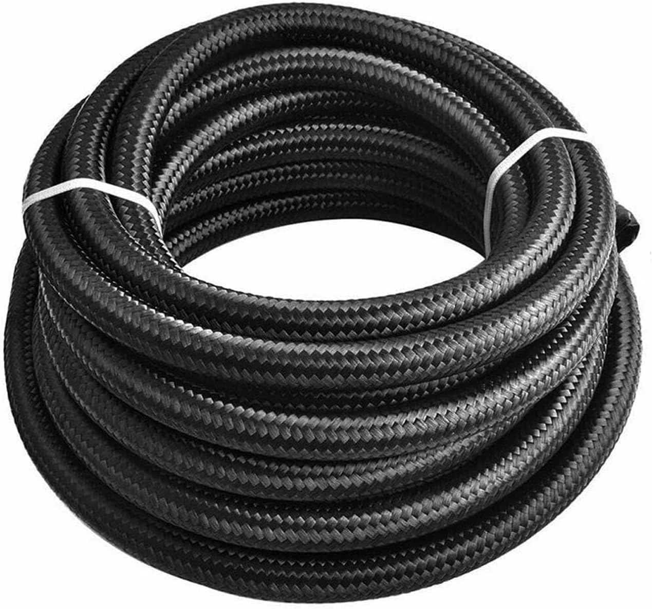 Manguera combustible acero inox trenzada 20ft color negro