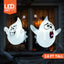 2 Pzas Fantasma Inflable Halloween con LED para Ventana