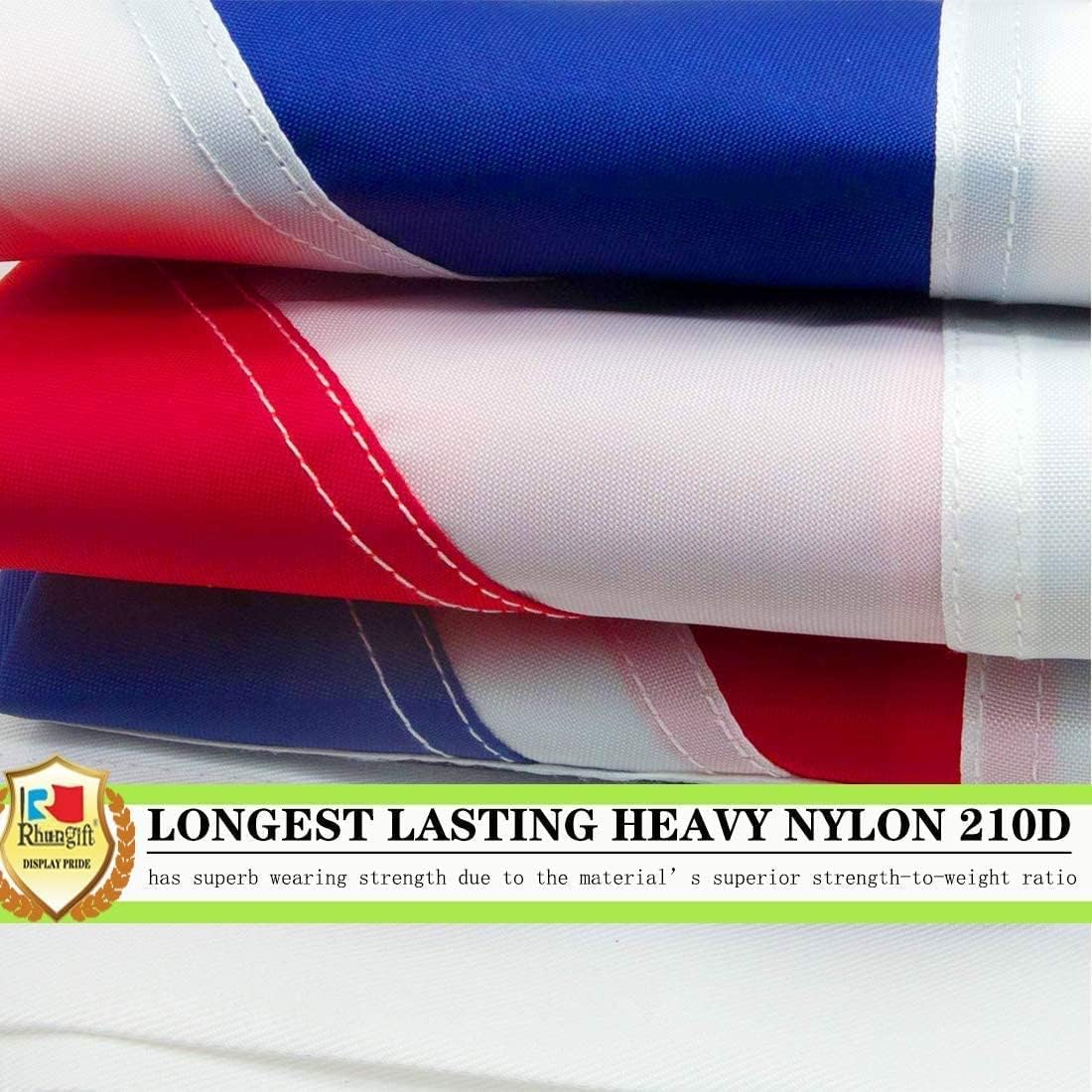Bandera Union Jack 3x5ft nailon Oxford 210D resistente