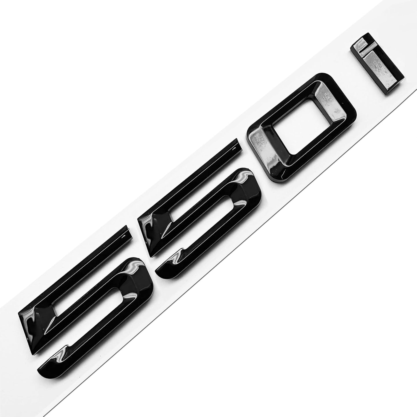 Tapa trasera maletero 3D BMW Serie 5 color negro