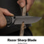 Cuchillo EDC hoja 9Cr18MoV 3.68" clip mango micarta negra