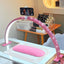Luz manicura LED 29" arco regulable con soporte teléfono