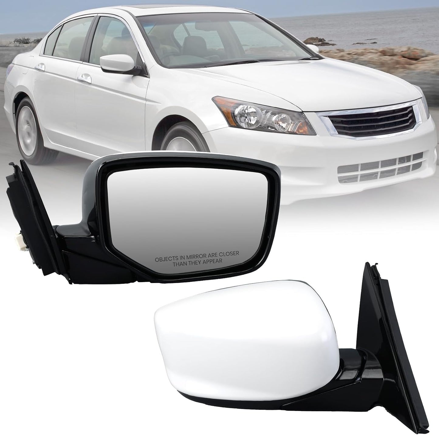 Espejo lateral derecho Honda Accord con calefacción 5 pines