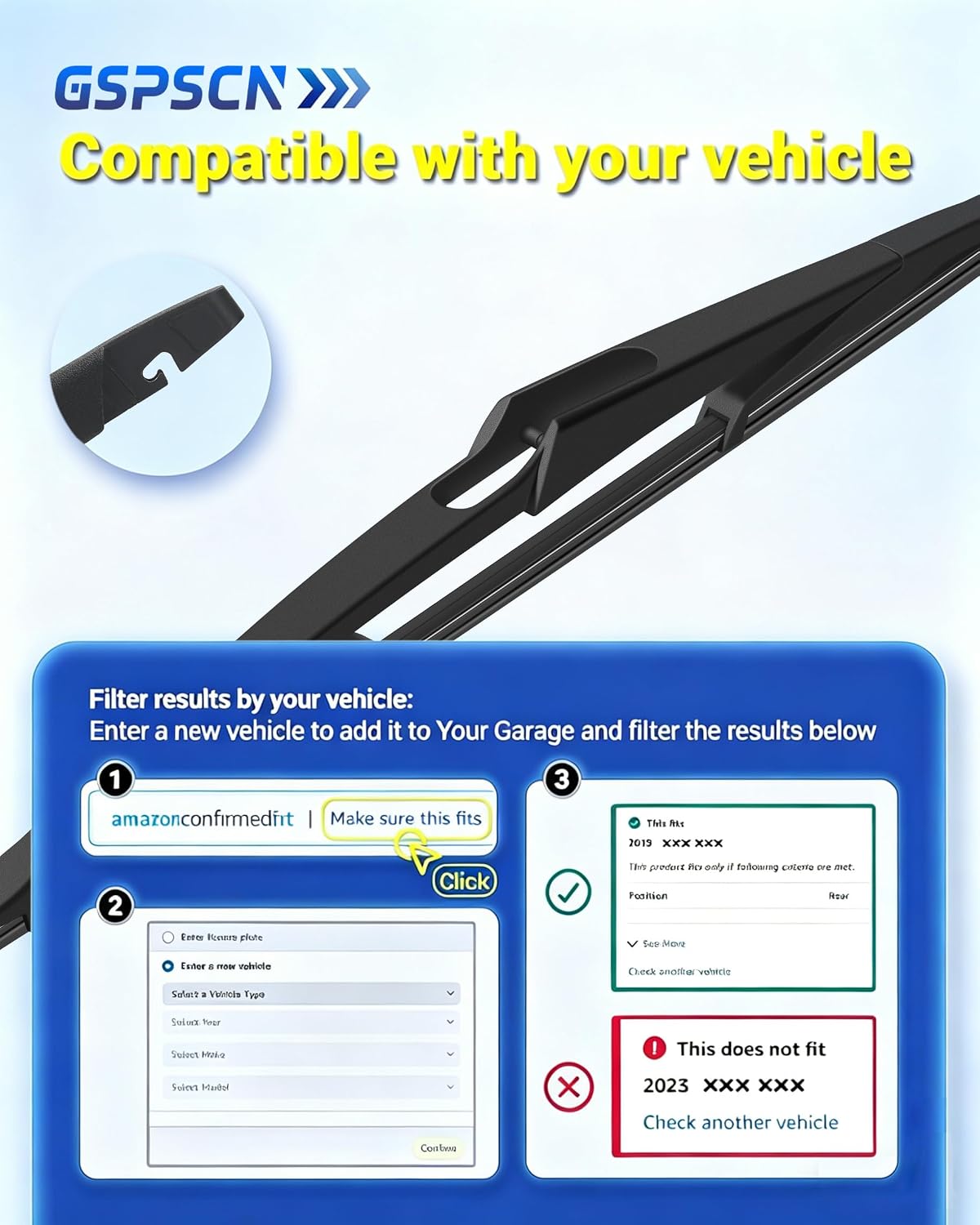 Limpiaparabrisas trasero Jeep Renegade 25cm