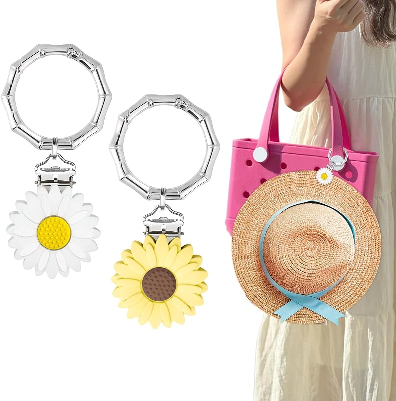 2 Clips Sombrero para Bolsa Equipaje Evita Pérdidas