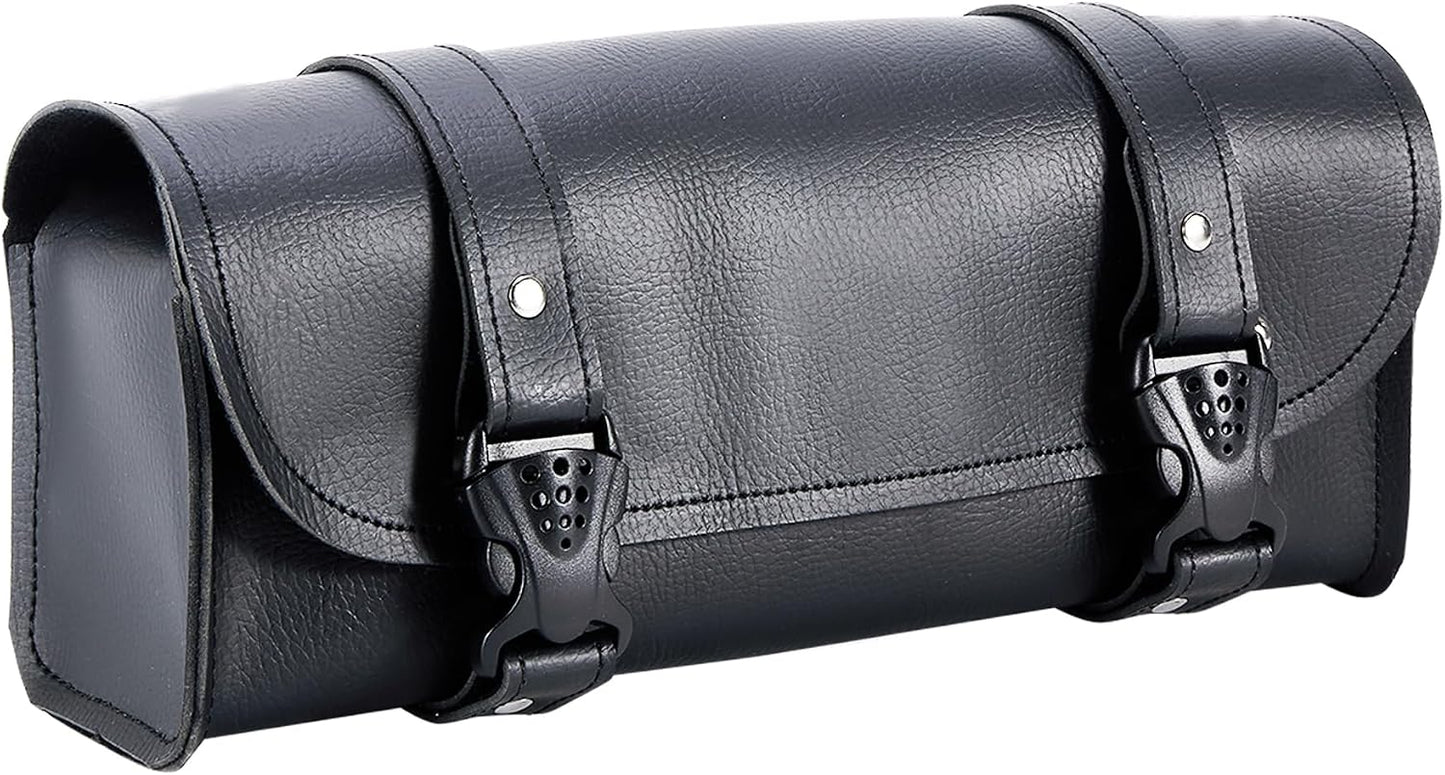 Bolsa cuero PU para horquilla motocicleta