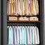 Perchero metal con cubierta 36" ancho ruedas