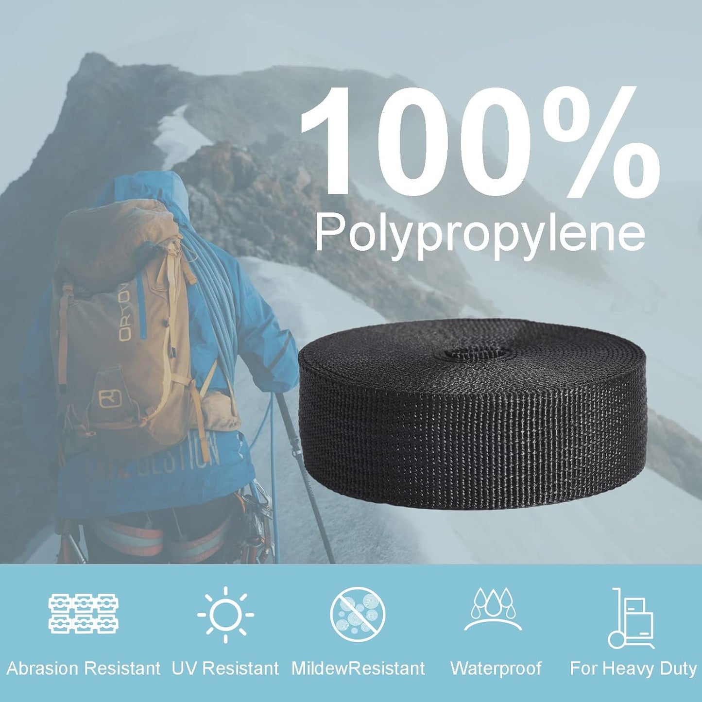 Cintas nylon 3/8-2" 12 yardas para manualidades exteriores