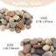 Piedras decorativas 0.8-1.5" para jardín y acuarios