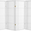 Pantalla Shoji doble cruz corta 4ft 4 paneles Blanco