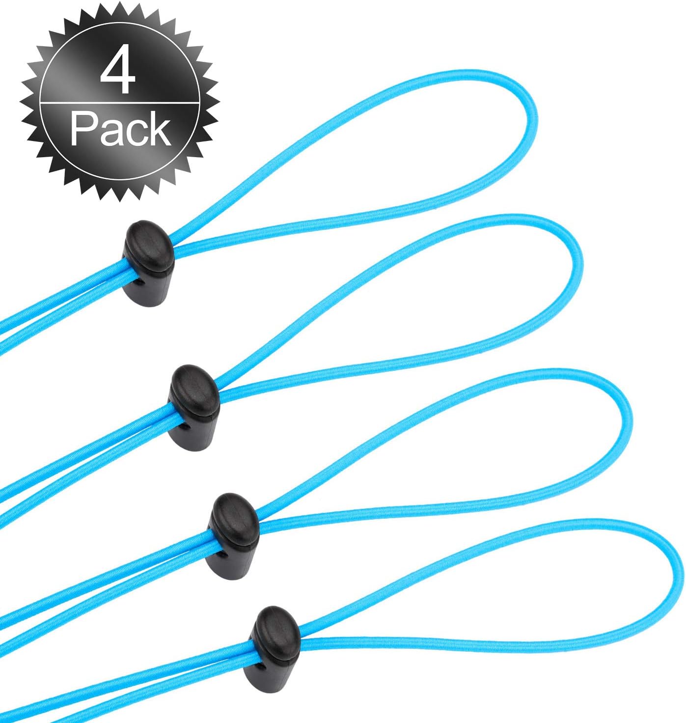 Kit correa bungee para gafas natación con extremo cónico