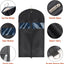 8 Fundas Traje Impermeable Negro con Cremallera Ventana