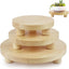 Soporte madera para plantas 3 pzas natural