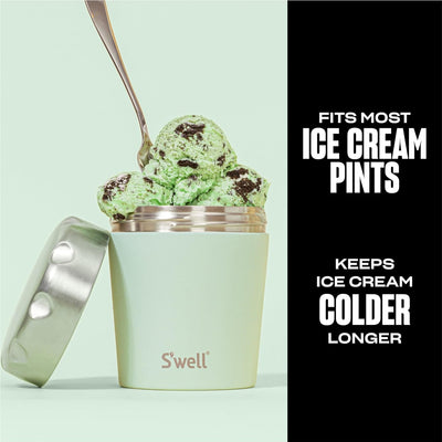 Enfriador helado acero inox 16oz menta aislado vacío sin BPA