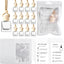 100 Set Botellas Difusoras Colgantes Auto 4x6"