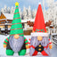 Gnomo inflable Navidad LED decoración
