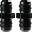 Acoplador manguera combustible unión recta negro 2pcs
