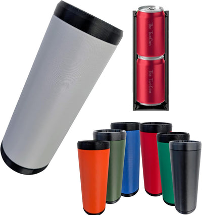Soporte doble para latas 12oz diseño táctico campamento