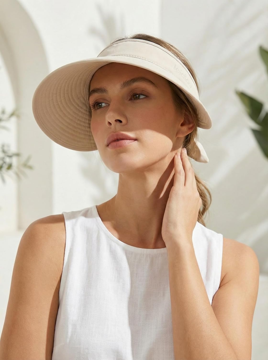 Sombrero sol 2en1 mujer con cremallera UV rápido