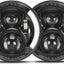 Faros delanteros LED con halo H6024 aprobados DOT 7pulg